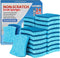 Non-Scratch Cellulose Scrub Sponges - 24 Pack, Kitchen Sponge with Double-Side & Ergonomic Design for Dishes and
