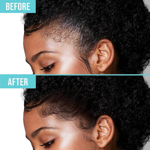 KISS COLORS & CARE Color Edge Fixer 1.01 oz. (30mL) Travel Size - Natural Black, Hides Grays, Moisturizing, 24 Hour Hold