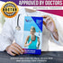 Kinetic Labs Reusable Gel Ice Packs for Injuries (2 Pack) - Flexible Hot Cold Packs 11" x 5.3" for Back, Neck, Knee,