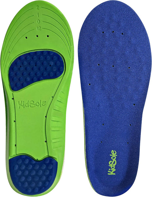 KidSole Memory Foam Sport Plus, Children's Athletic Memory Foam Replacement Insole for Comfort, Toddler Size 11-2.5