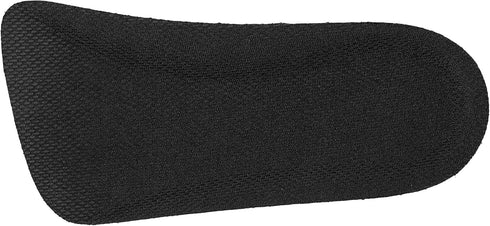 CALTO Half Elevator Insole for Men - 1/2 Inch Height Increase Taller Heel Lift Insert (2 Pack), Black