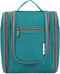 Narwey Hanging Travel Toiletry Bag, Cosmetic Makeup Organizer for Women and Men, Medium Teal