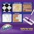 Fabuloso Dry and Wet Sweeper with 12 Dry Cleaning Pads, 2-in-1 Sweeping and Light Mopping, Lightweight, Purple