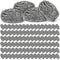 SHENLIU 100 Pieces Steel Wool Scrubber, 15 Gram Metal Scourers Stainless Steel Scrubber