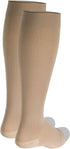 Truform Short Length Surgical Stockings, 18 mmHg Compression, Knee High, Open Toe, Beige, Medium