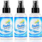 Flushie Pre-Toilet Spray for Poop, Travel Size Toiletries, 4oz Bathroom Deodorizer, 3 Pack (Linen)
