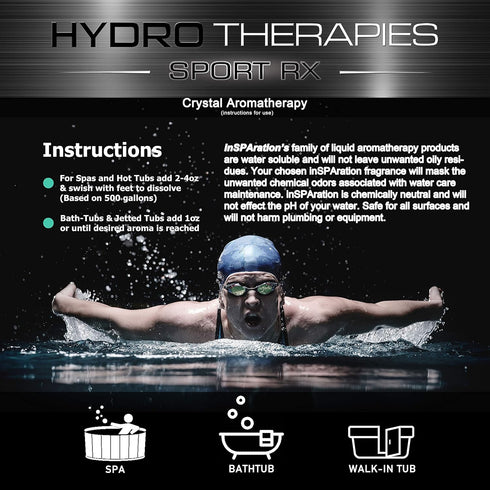 HTX Elevate Therapies Crystals for Spa and Hot Tubs, 19-Ounce, Pink, InSPAration