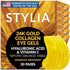 Under Eye Patches for Dark Circles (30 Pairs) - 24k Gold Eye Mask with Vitamin C & Hyaluronic Acid for Puffiness