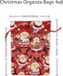 24PCS Christmas Organza Gift Bags - 4X6 with Drawstring, 11 Mix Pattern Small Goodie Candy Party Favor Xmas Bags