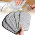 jlzzting Double Side Non Scratch Wire Dishcloths,Reusable Wet and Dry Wire Dishwashing Rags