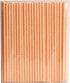 Webake 100 Pack Chevron Paper Straws, 7.75 Inch Disposable Biodegradable Straws, Orange Striped