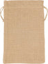 CleverDelights 8" x 12" Burlap Bags - 5 Pack, Jute Drawstring Sacks
