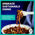EQUO Wooden Disposable Forks (Pack of 15) - Plastic-free, Home-compostable, Heat-safe Utensils for Parties, Events, Camping & More by Equo