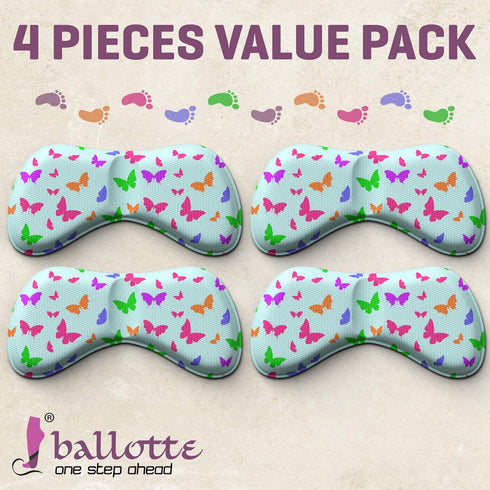 Ballotte Premium Silicone Heel Protectors, Gel Heel Cups & Cushion Inserts for Foot Relief