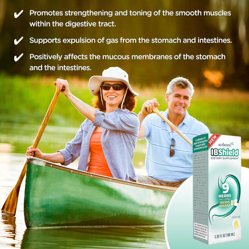 IBShield Tincture 100ml - 9 Herb Blend for Healthy Gastrointestinal Function with Chamomile, Licorice & More