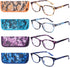 EYEGUARD 4 Pack Reading Glasses - Quality Colorful Fashion Readers for Women