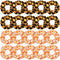 WILLBOND 20 Pcs Sport Hair Scrunchies | Elastic Silk Satin Scrunchies for Women | Ponytail Holder for Player Team