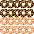 WILLBOND 20 Pcs Sport Hair Scrunchies | Elastic Silk Satin Scrunchies for Women | Ponytail Holder for Player Team