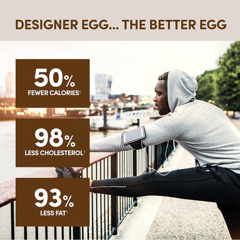 Designer Wellness Natural Egg Yolk & White Protein Powder, Keto and Paleo Friendly, Dutch Chocolate, 12.4 Ounce