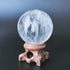 Polar Jade Clear Quartz Crystal Ball with Stand, 45mm/1.8” for Crystal Healing, Meditation, Scrying