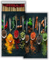 Box & Bean Herbs and Spices Decorative Matchboxes with Wooden Matches -