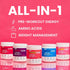 RSP NUTRITION AminoLean Pre Workout Powder, 30 Serv, Pink Lemonade, Amino Energy & Weight Management with Vegan BCAA