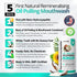 SELFWISE 16oz Nano-Hydroxyapatite Oil Pulling Whitening Mouthwash for Teeth and Gums, Natural & Organic, Whitens Teeth
