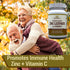 Windmill Health Natural Vitamins Zinc Lozenges with Vitamin C, Honey Lemon Flavor, 60 Lozenges, Immune Support.