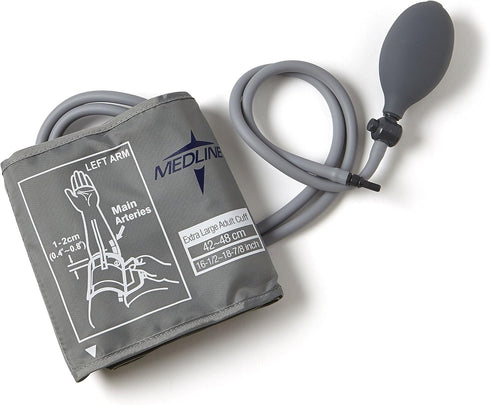 Medline Blood Pressure Cuff, Size Adult X-Large, Durable Design