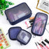 Weewooday 4 Pcs Mesh Makeup Bag, Travel Toiletry Pouch with Zipper, Mini Portable Cosmetic Bag for Daily Accessories