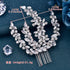 Sparkling Rhinestone Wedding Comb, Bridal Headpiece Hair Accessories for Brides