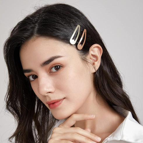 Women's Braided Good Hair Set - 102 Counts, Braided Hair Clips (60 Bobby Pins + 30 Elastic Ties + 12 Snap Clips)