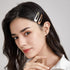 Women's Braided Good Hair Set - 102 Counts, Braided Hair Clips (60 Bobby Pins + 30 Elastic Ties + 12 Snap Clips)
