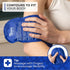 Thrive Reusable Ice Packs for Injuries, Pack of 2, Soft Flexible Gel Ice Packs for Pain Relief