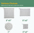 ifeel Cast Iron Cleaner, Premium 316L Stainless Steel Chainmail Scrubber for Cookware and Pots