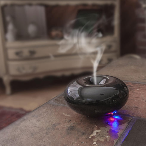 ZNERGY Black Mizu(Water) Sleek Design Essential Oil Ultrasonic Diffuser Timer LED Light Aromatherapy