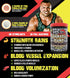 Muscle Pump Powder (Berry) - Non-Stimulant Preworkout, Nitric Oxide Booster, 30 Servings