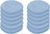 LTWHOME Blue Microfiber Wax Polish Applicator Cleaning Detailing Foam Sponge Pad with Finger Pocket for Cars Part Number CWABH(Pack of 12)