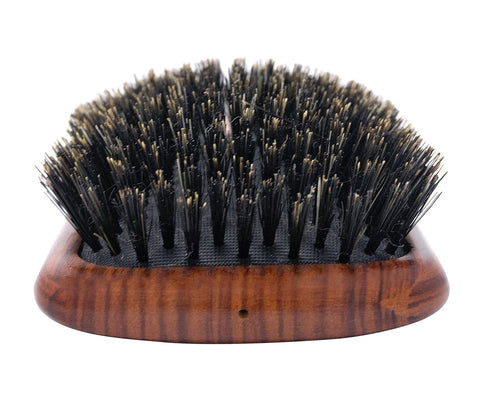 Spornette Deville Cushion Paddle Brush, Boar Bristle Hair Brush for Straightening, Smoothing, Detangling