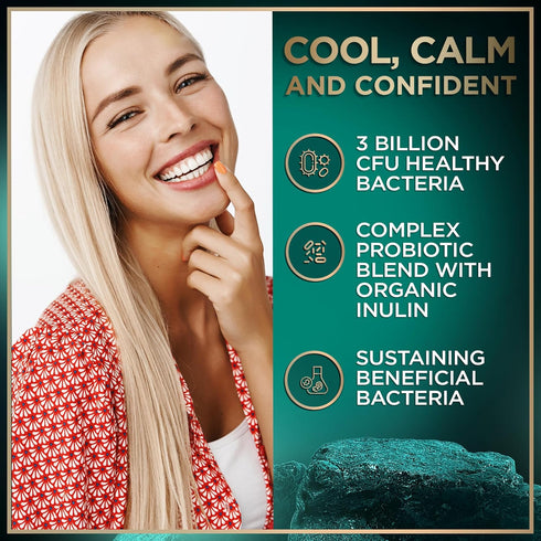 Oral Probiotics for Bad Breath | Dental Probiotics for Teeth & Gums | 3 Billion CFU Advanced Treatment | 45 Tablets