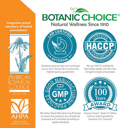 Botanic Choice Premium Turmeric Antioxidant Support, Joint Health Supplement for Adults, 180 Vege Capsules
