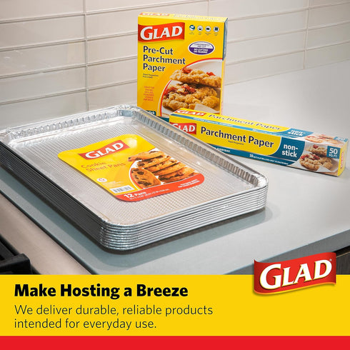 Glad Aluminum Foil - 60 Square Feet for Grilling, Roasting, Baking