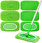 NXPPYY 6-Pack Reusable Microfiber Mop Pads Compatible with Swiffer Sweeper, Dry & Wet