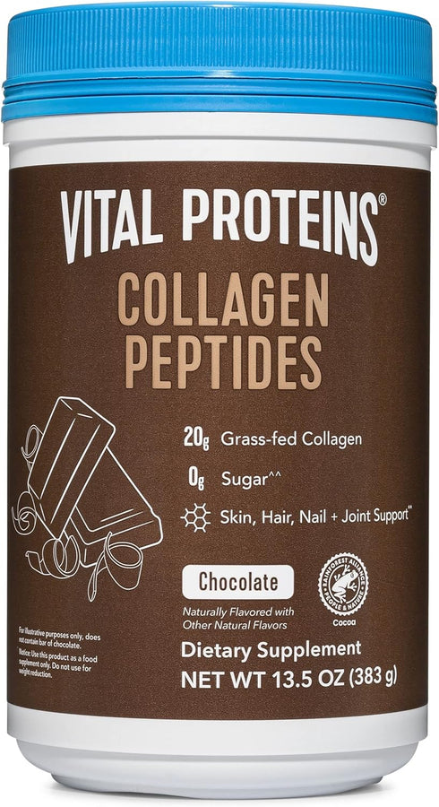 Vital Proteins Collagen Peptides Powder, Promotes Hair, Nail, Skin, Bone, Joint Health, Chocolate
