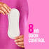 Carefree Acti-Fresh Extra Long Unscented Body Shape Pantiliners - 93 Count, Packaging May Vary