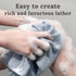 myHomeBody Exfoliating Washcloths Set of 2, Sky Blue Loofah Exfoliating Body Scrubber for Showering