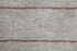 Microfiber Towel, Silver with Red Stripes, 16 by 16 Inches, Pack of 12