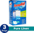 DampRid Pure Linen Hanging Moisture Absorber, 3 Pack for Fresher, Cleaner Air in Closets
