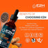 E2H Liquid Turmeric Curcumin for Better Absorption - Natural Joint Support - Turmeric Root Extract with Black Pepper