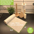 Bamboo Rayon Paper Towels (2 Rolls, 40 Sheets) - Washable Reusable Paper Towel Alternative, Eco Friendly Gift Set